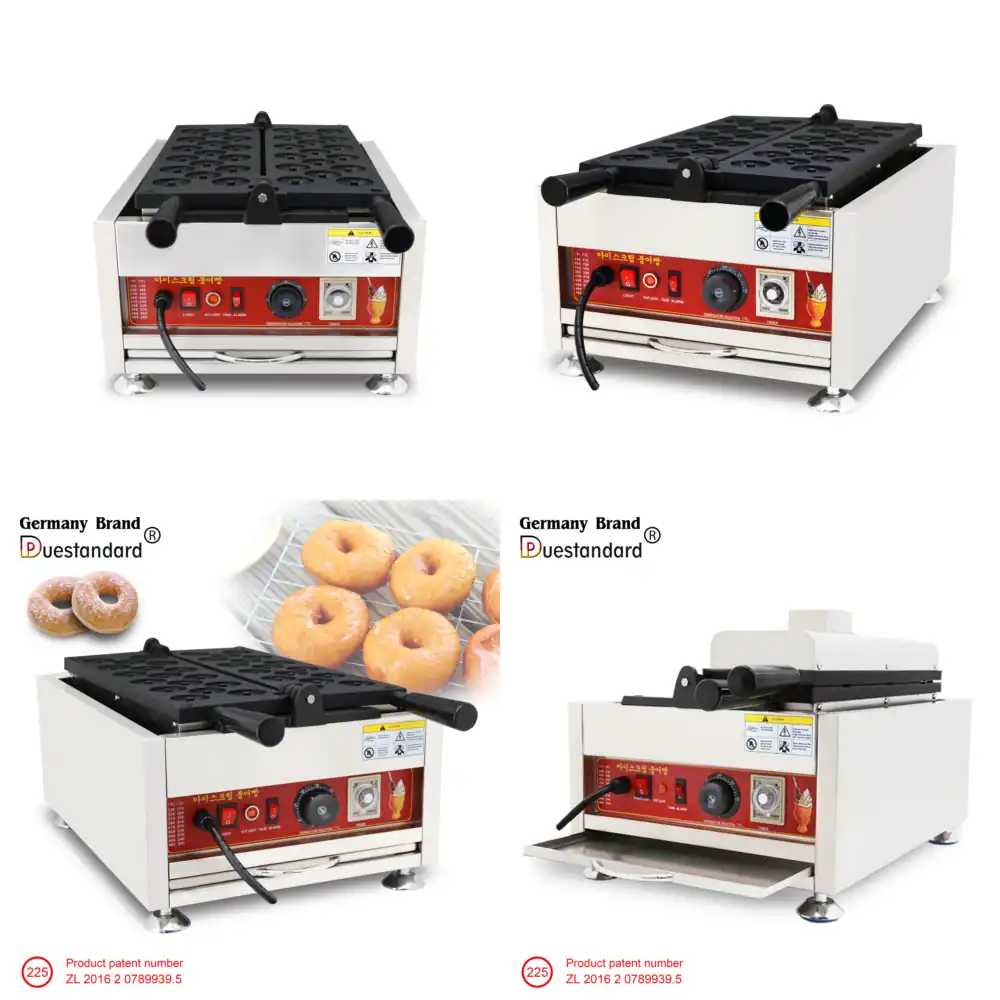 Mini Waffle Maker Machine - Kommerzielle Waffeleisen-Maschine Mini-Donut-Maschine Kleine Donut-Maschine zum
