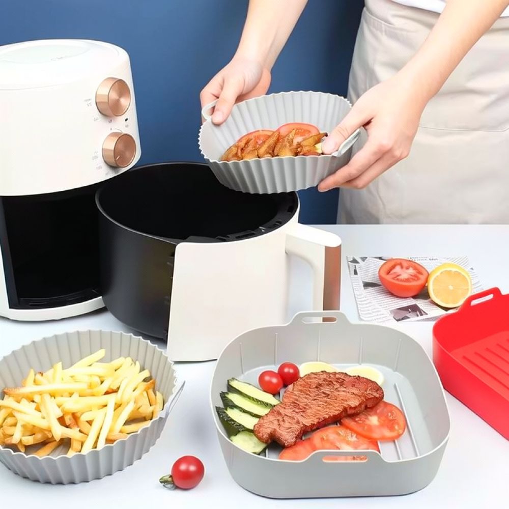 Wiederverwendbarer, quadratisc – Air Fryer Silicone Pot Liner Bewertung und Preis